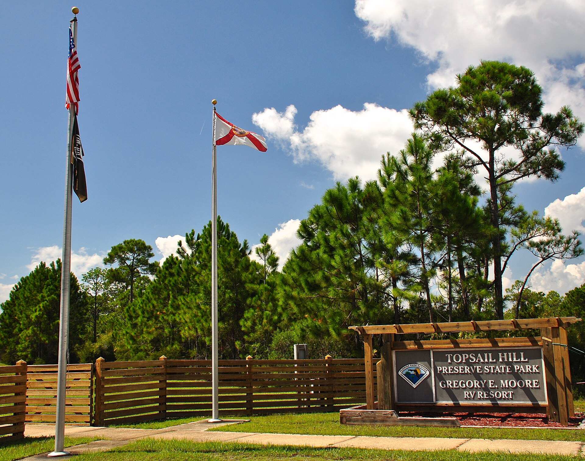 Parc d'État Topsail Hill Preserve – camping