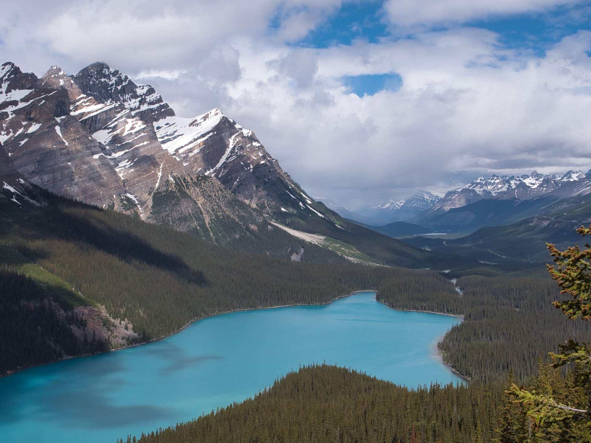Peyto Lake Upper Viewpoint