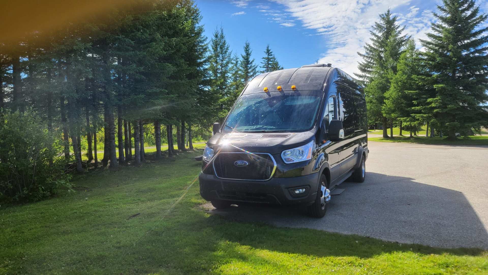 Gilles Gagnon Welcome Centre Hearst Connect petit parc avec espace pour camping-car