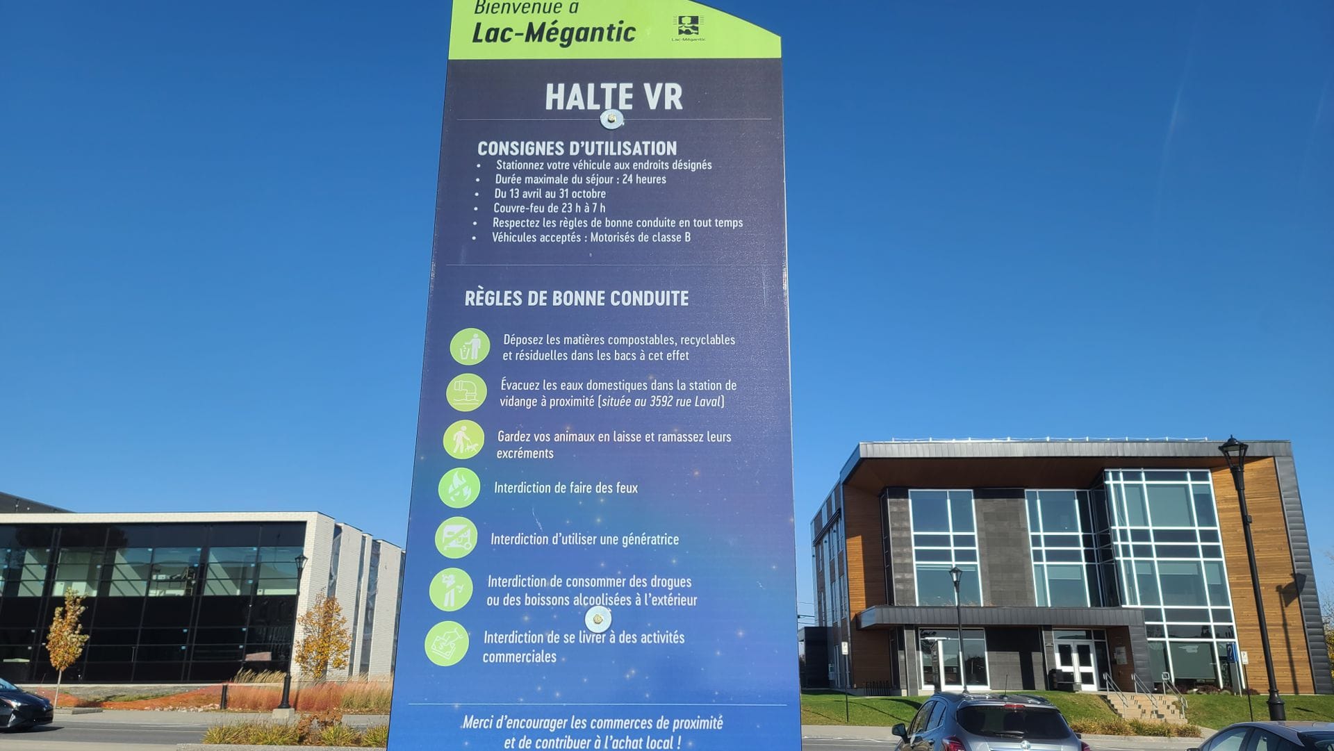 Halte VR au Lac-Mégantic