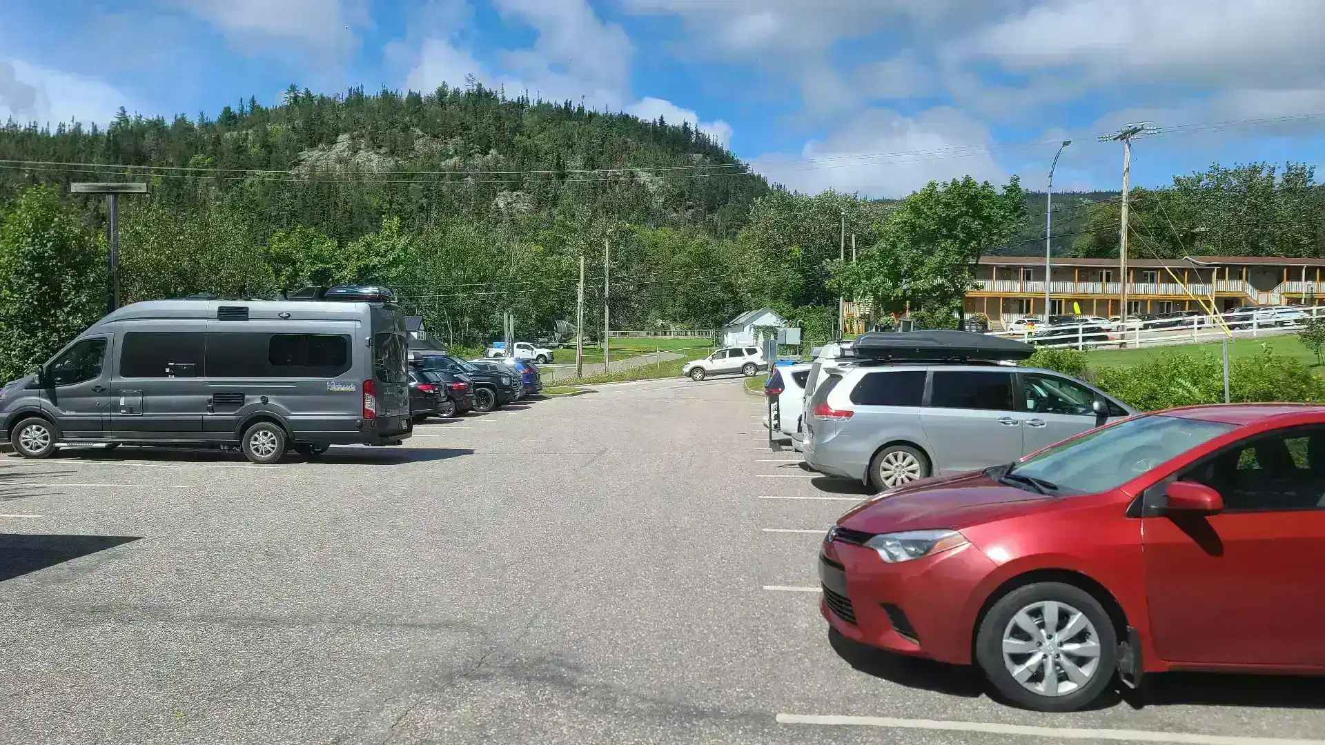 Stationnement de la Sépaq de Tadoussac