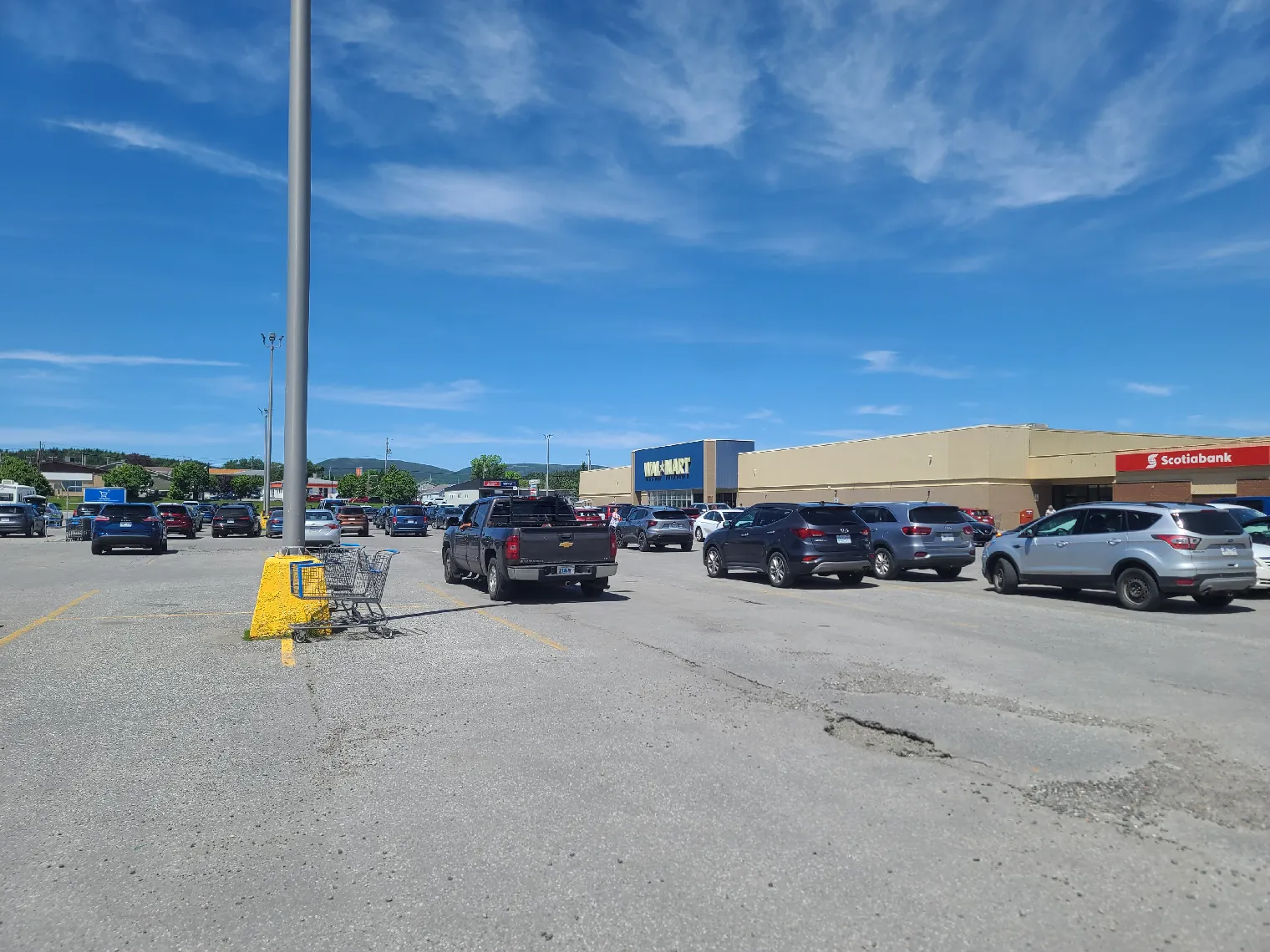 Stationnement Walmart Stephenville