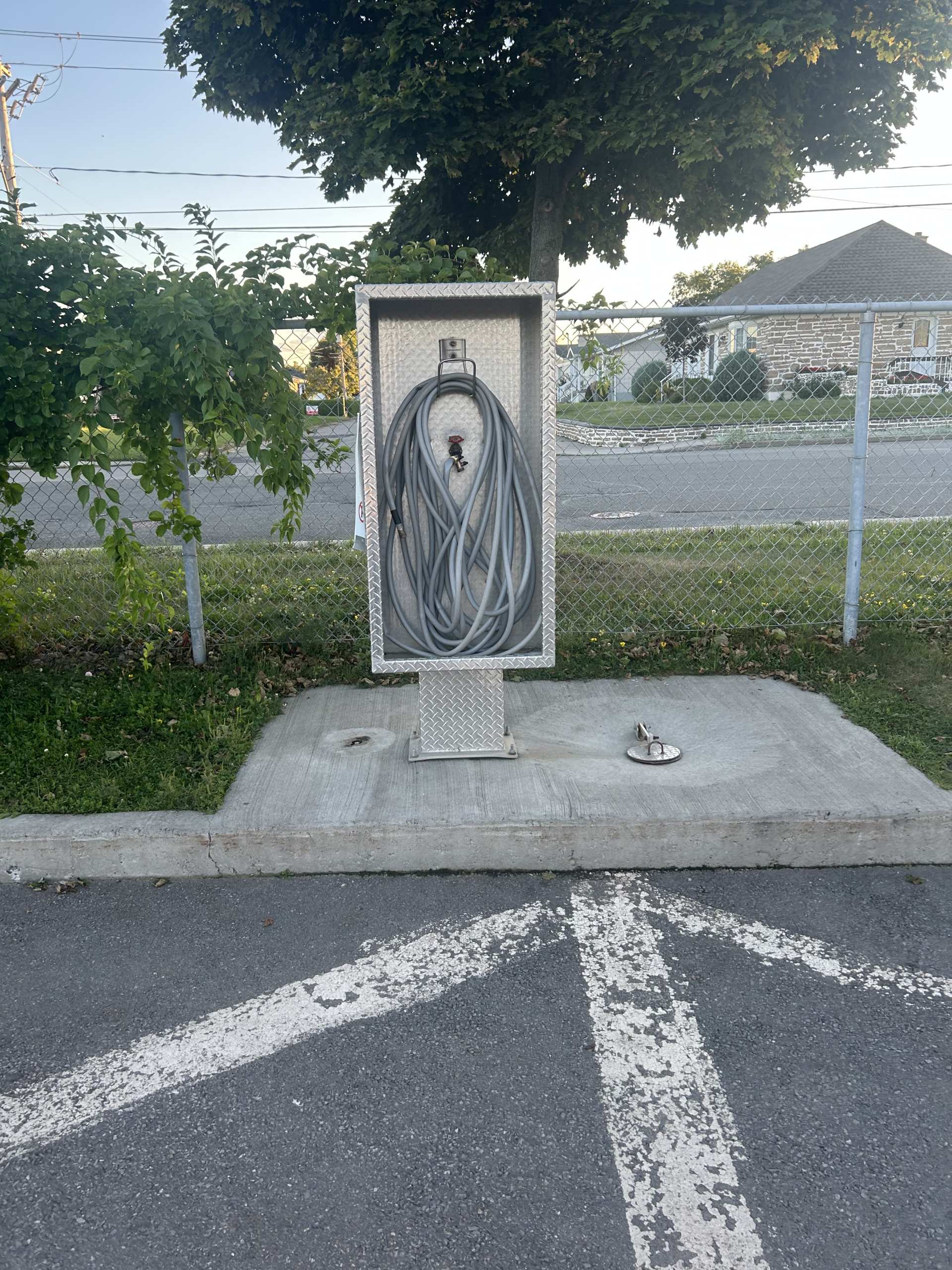 Le centre Bombardier - Station de vidange sanitaire